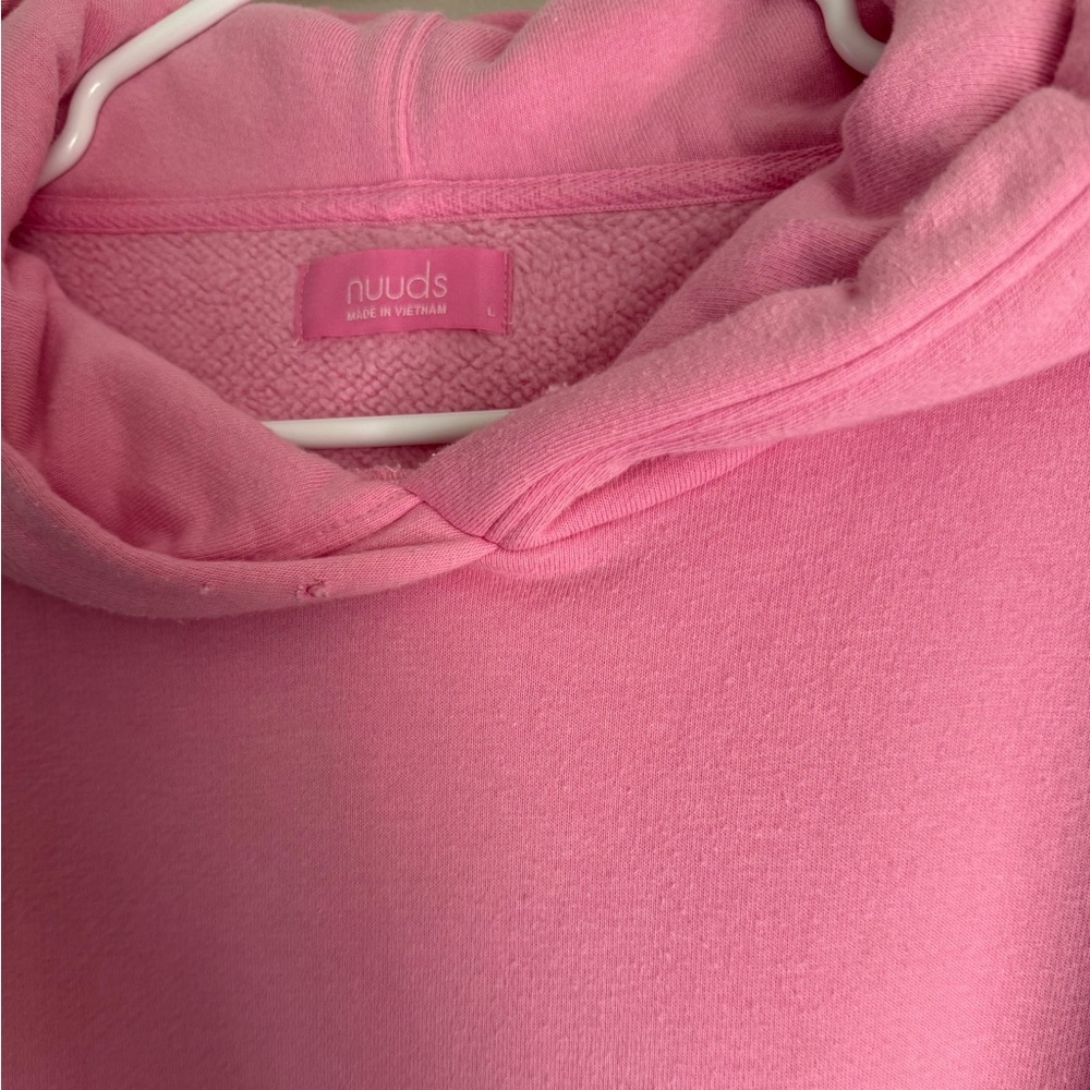 NUUDS Hoodie in ‘Bubblegum Pink’ - Picture 6 of 7